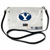 BYU Cougars Clear Envelope Purse