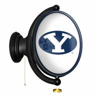 BYU Cougars Oval Rotating Lighted Wall Sign