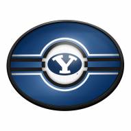 BYU Cougars Oval Slimline Lighted Wall Sign