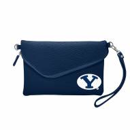 BYU Cougars Pebble Fold Over Purse