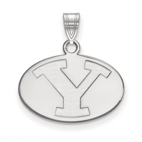 BYU Cougars Sterling Silver Small Pendant