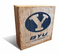 BYU Cougars Team Logo Block