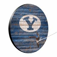 BYU Cougars Weathered Design Hook & Ring Game