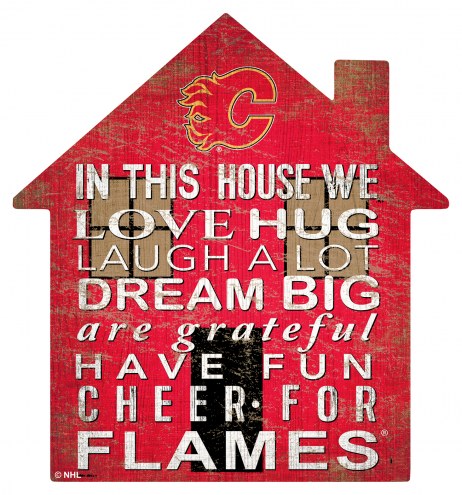 Calgary Flames 12&quot; House Sign