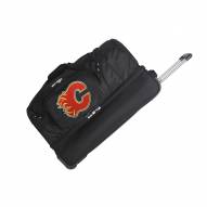 Calgary Flames 27" Drop Bottom Wheeled Duffle Bag