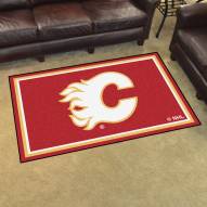 Calgary Flames 4' x 6' Area Rug