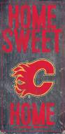 Calgary Flames 6" x 12" Home Sweet Home Sign