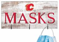 Calgary Flames 6" x 12" Mask Holder
