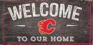 Calgary Flames 6" x 12" Welcome Sign
