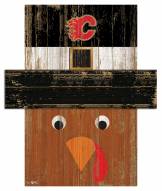 Calgary Flames 6" x 5" Turkey Head