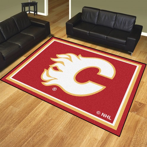 Calgary Flames 8' x 10' Area Rug