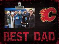 Calgary Flames Best Dad Clip Frame
