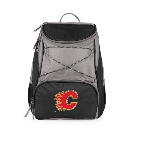 Calgary Flames Black PTX Backpack Cooler