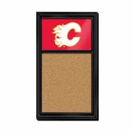 Calgary Flames Cork Note Board