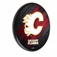Calgary Flames Digitally Printed Wood Sign