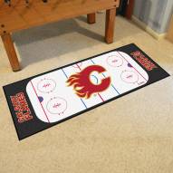 Calgary Flames Hockey Rink Runner Mat