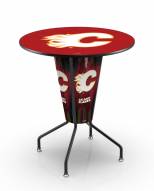 Calgary Flames Indoor Lighted Pub Table