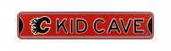 Calgary Flames Kid Cave Street Sign