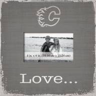 Calgary Flames  Love Picture Frame