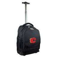 Calgary Flames Premium Wheeled Backpack