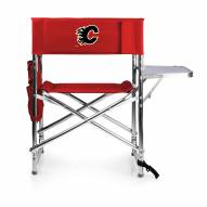 Calgary Flames Red Sports Folding Chair