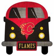 Calgary Flames Team Bus Sign