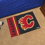 Calgary Flames Uniform Inspired Starter Rug