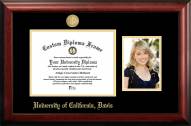 California Davis Aggies Gold Embossed Diploma Frame with Portrait