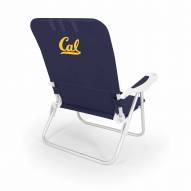 California Golden Bears Navy Monaco Beach Chair