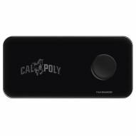 California Polytechnic State Mustangs 3 in 1 Glass Wireless Charge Pad