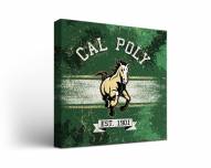 California Polytechnic State Mustangs Banner Canvas Wall Art