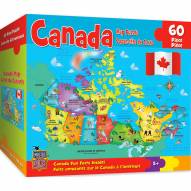 Canada Map 60 Piece Puzzle