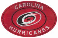 Carolina Hurricanes 46" Heritage Logo Oval Sign