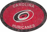 Carolina Hurricanes 46" Team Color Oval Sign