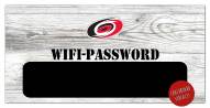 Carolina Hurricanes  6" x 12" Wifi Password Sign