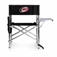 Carolina Hurricanes Black Sports Folding Chair