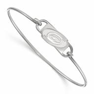Carolina Hurricanes Sterling Silver Wire Bangle Bracelet