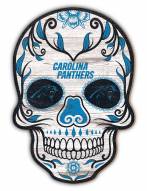 Carolina Panthers 12" Sugar Skull Sign