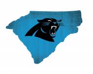 Carolina Panthers 12" Team Color Logo State Sign