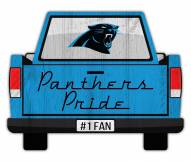 Carolina Panthers 12" Truck Back Cutout Sign