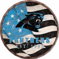Carolina Panthers 16" Flag Barrel Top