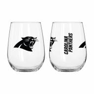 Carolina Panthers 16 oz. Gameday Curved Beverage Glass