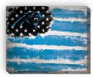 Carolina Panthers 16" x 20" Flag Canvas Print