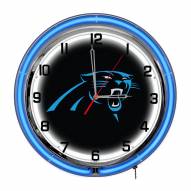 Carolina Panthers 18" Neon Clock