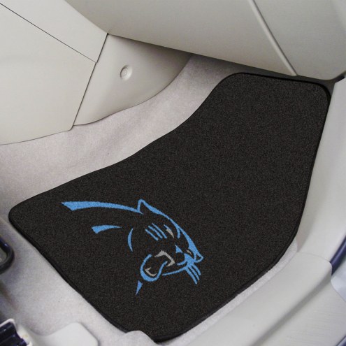 Carolina Panthers 2-Piece Carpet Car Mats
