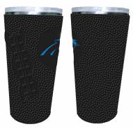 Carolina Panthers 20 oz. Stainless Steel Tumbler with Silicone Wrap