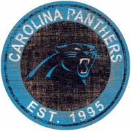 Carolina Panthers 24" Heritage Logo Round Sign