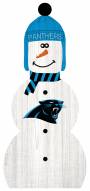 Carolina Panthers 31" Snowman Leaner