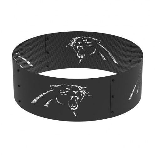 Carolina Panthers 36&quot; Round Steel Fire Ring