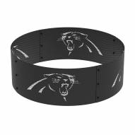 Carolina Panthers 36" Round Steel Fire Ring
